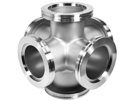 Шестерик с фланцами ISO-K 160 , нержавеющая сталь SS304